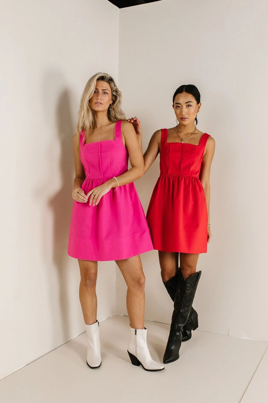 Clothing böhme | Heart Breaker Mini Dress In Pink