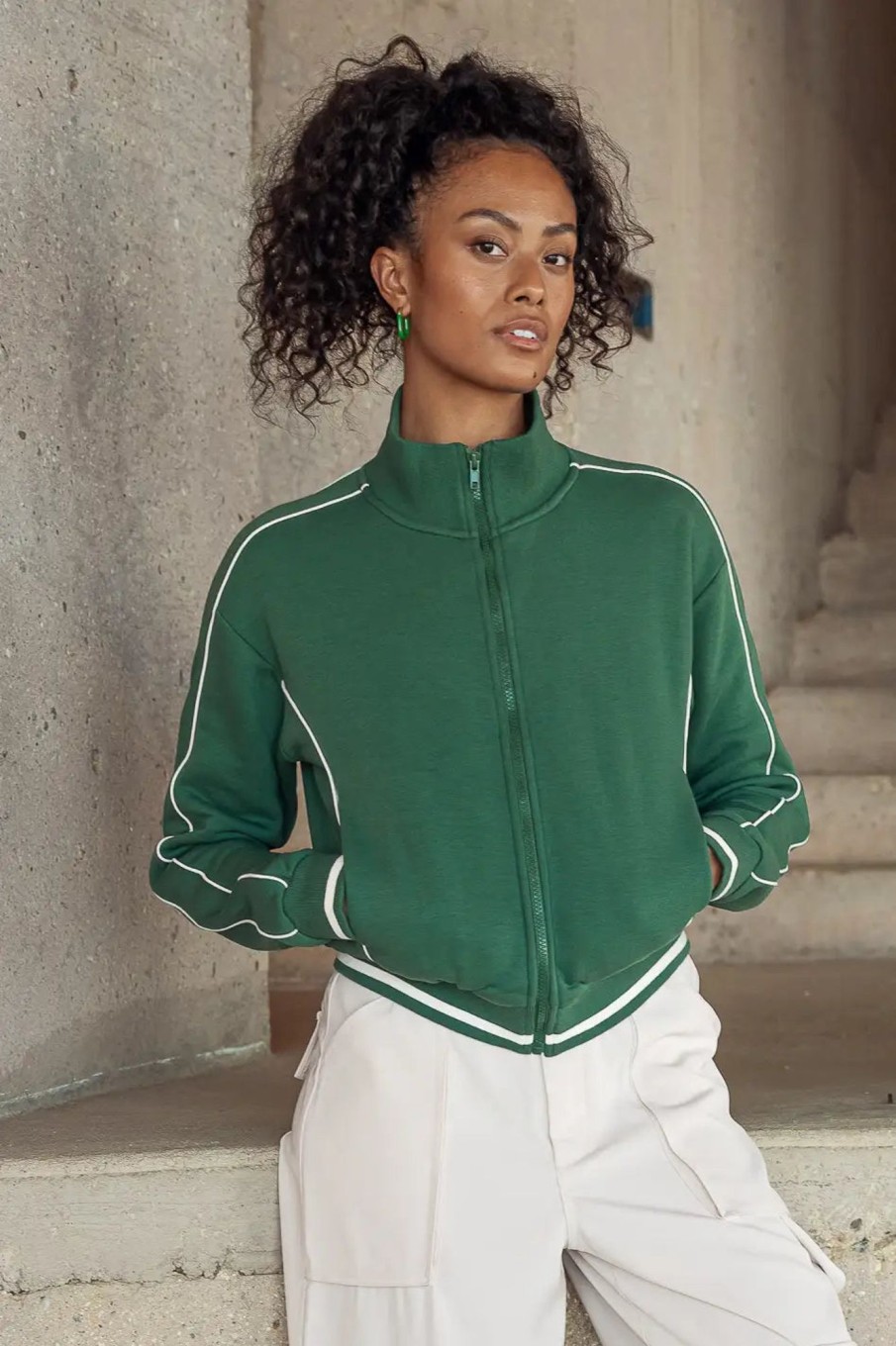 Clothing böhme | Lila Active Jacket In Green