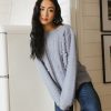 Clothing böhme | Dakota Cable Knit Sweater In Blue