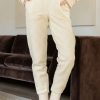 Clothing böhme | Ashley Quilted Joggers Cream