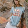 Clothing böhme | Life Is Good Graphic Tee Blue