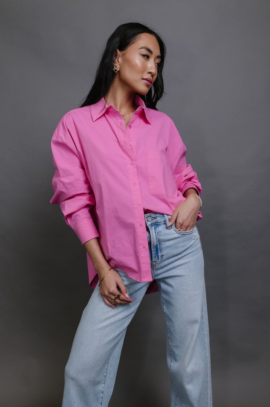 Clothing böhme | Gracie Button Up In Pink