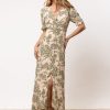 Clothing böhme | Lia Floral Midi Dress In Sage