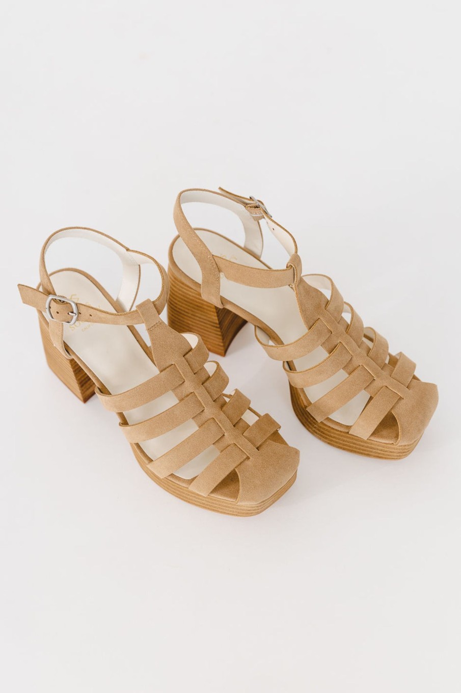 Accessories böhme | Hailee Platform Heels In Khaki