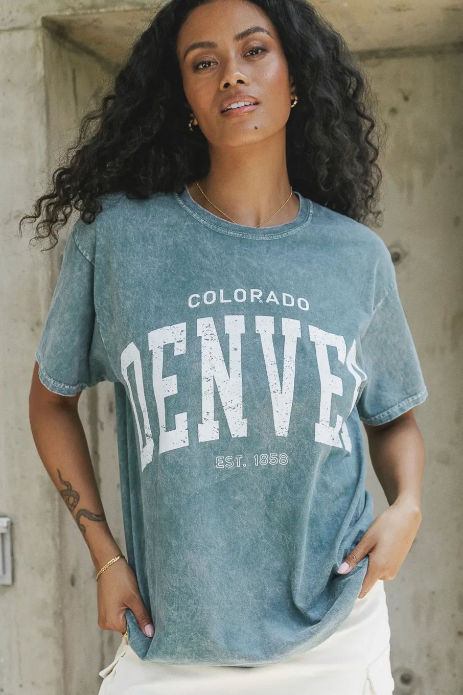 Clothing böhme | Denver Colorado Graphic Tee Green