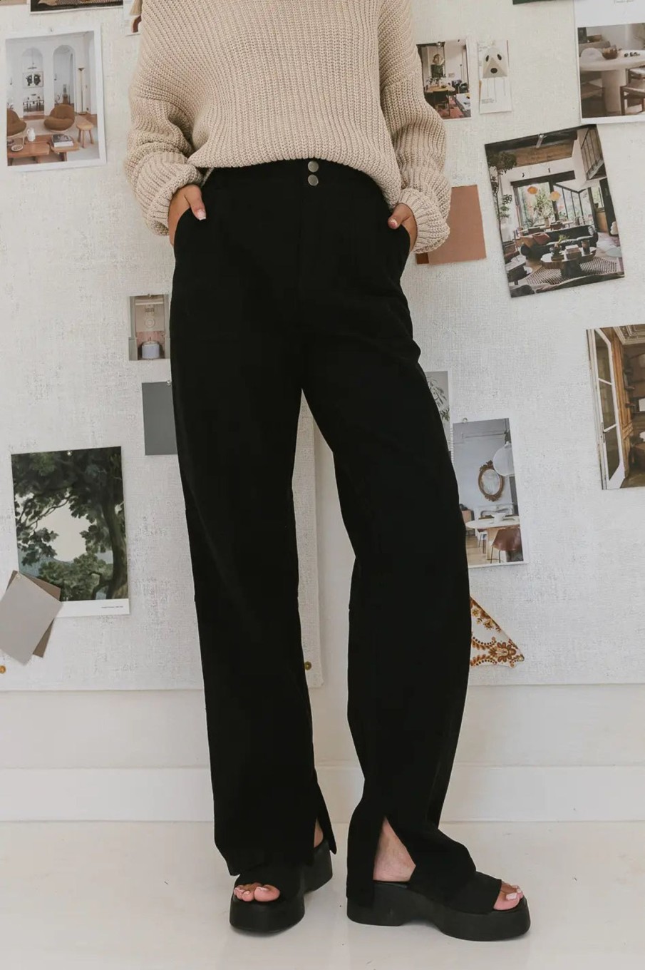 Clothing böhme | Trinity Straight Leg Pants In Black