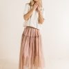 Clothing böhme | Terrin Tulle Skirt In Mauve