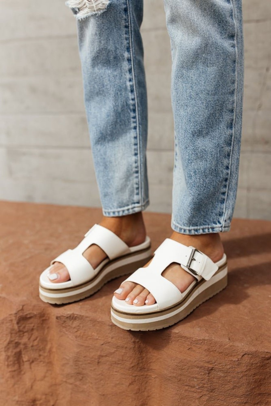 Accessories böhme | Ellie Platform Sandals White