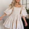 Clothing böhme | Litzy Mini Dress In Beige