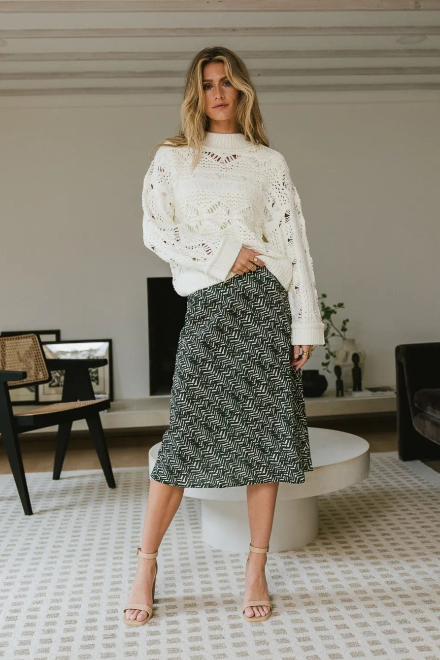 Clothing böhme | Everly Printed Skirt In Green